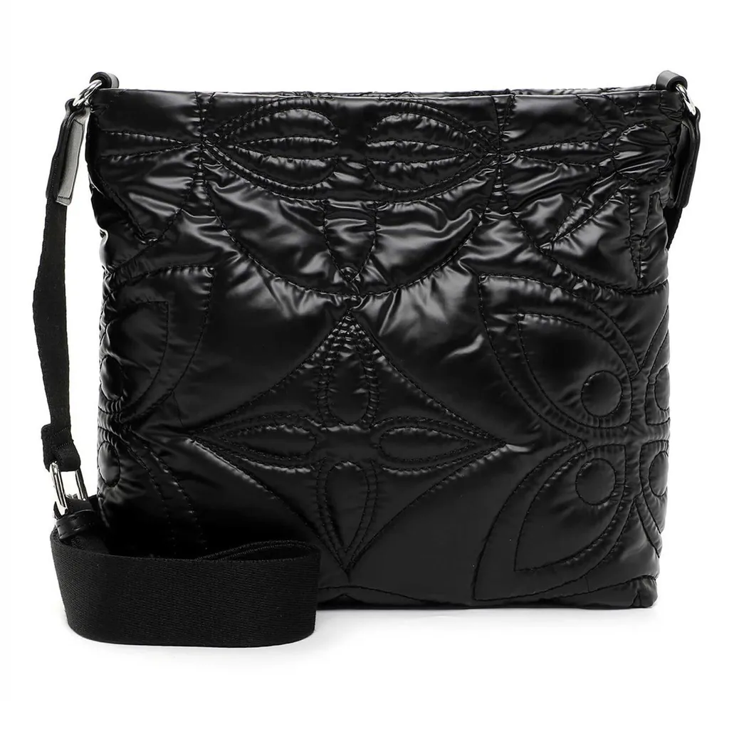 Petit sac à épaule Sherry Crossover SURI FREY noir avec zip sécurisé