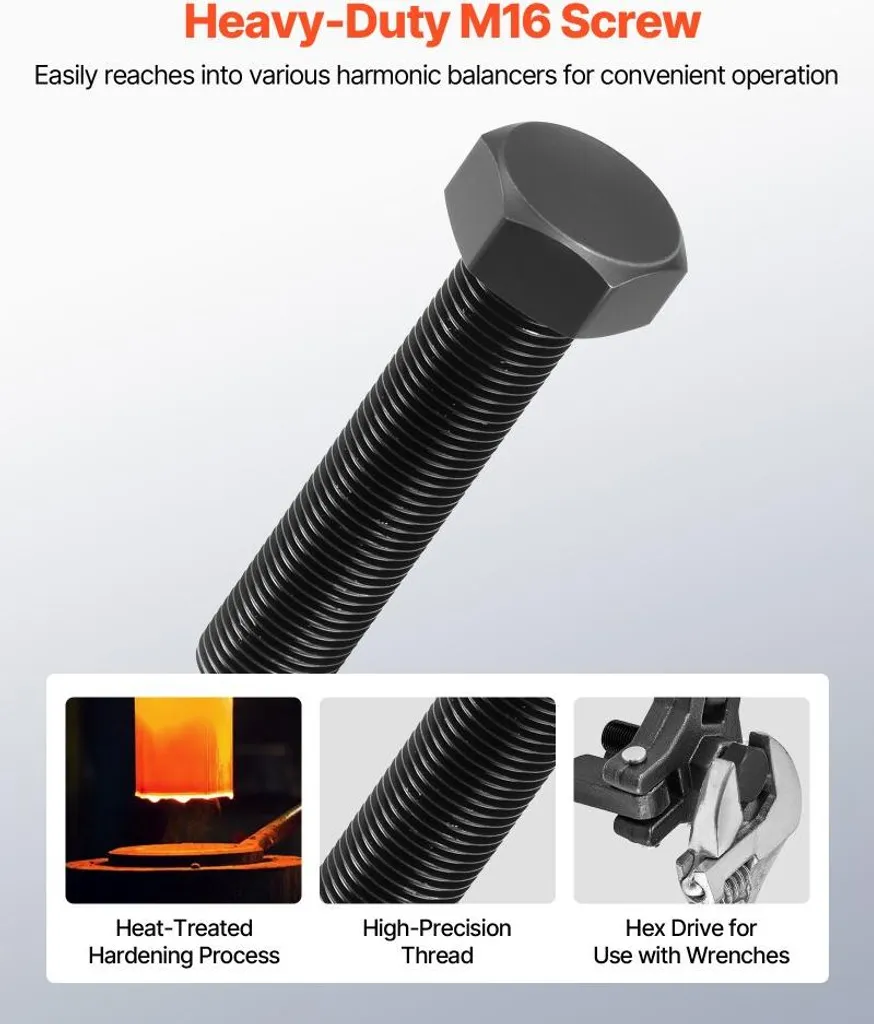 Kit Extracteur d'Équilibrage Harmonique à 3 Mâchoires Réglable Pro - 5