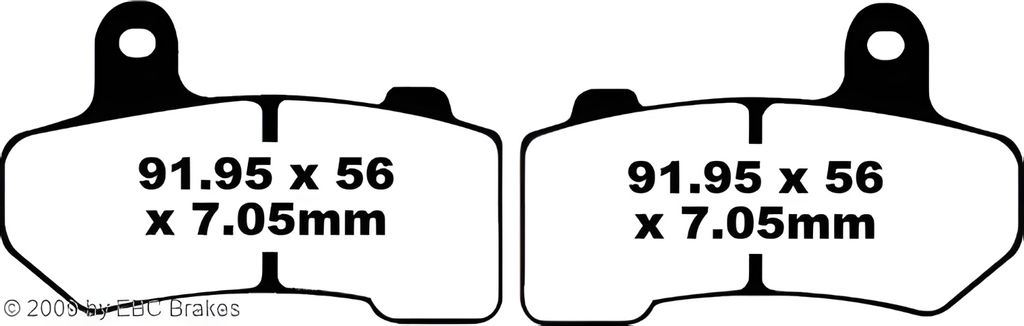 EBC Bremsbeläge Semisntrd Fa409V