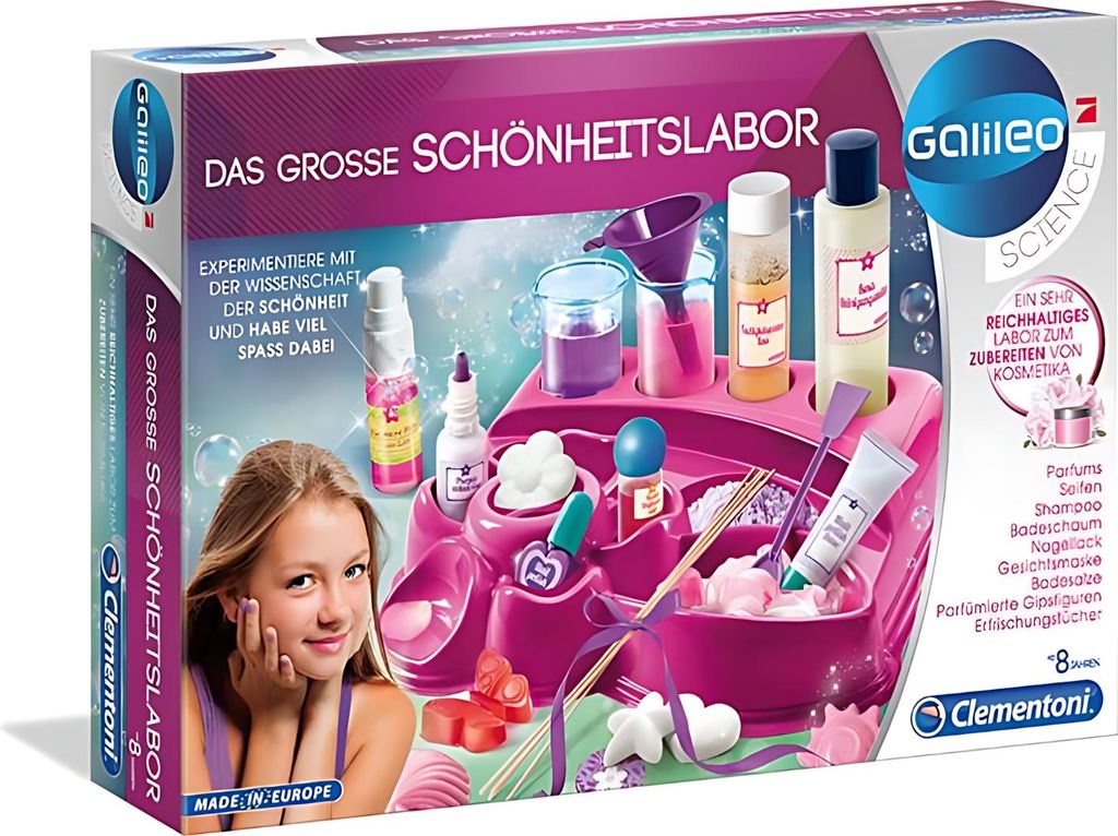 Clementoni Das große Schönheitslabor (Experimentierkasten)