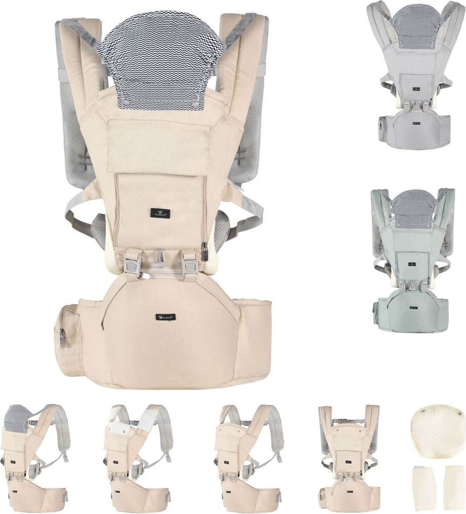 Cangaroo Babytrage Ivy Bauch- Rckentrage Gurt verstellbar Produktbild 