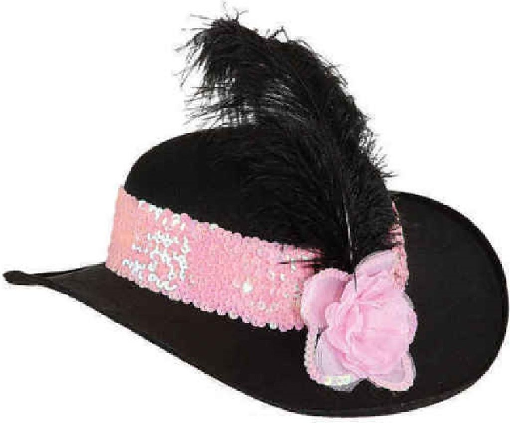 O23105 schwarz-rosa Damen Ladyhut Produktbild 