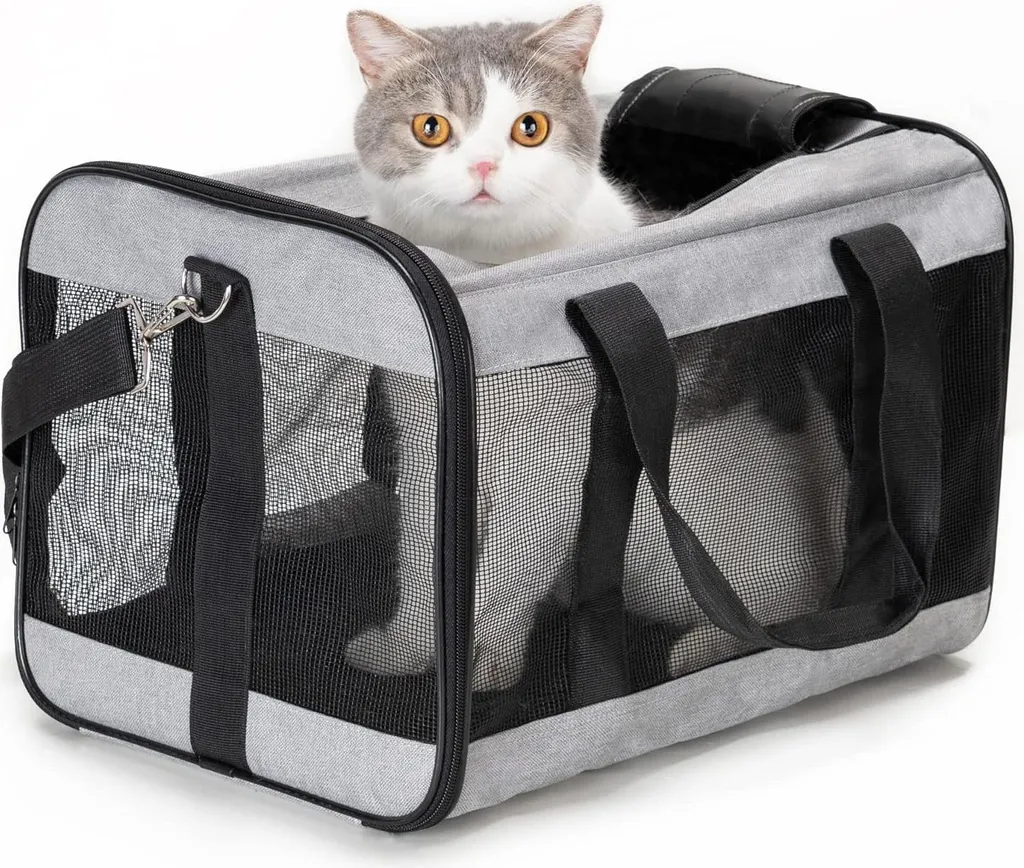 Sac de transport souple pliable pour animaux domestiques certifié IATA M