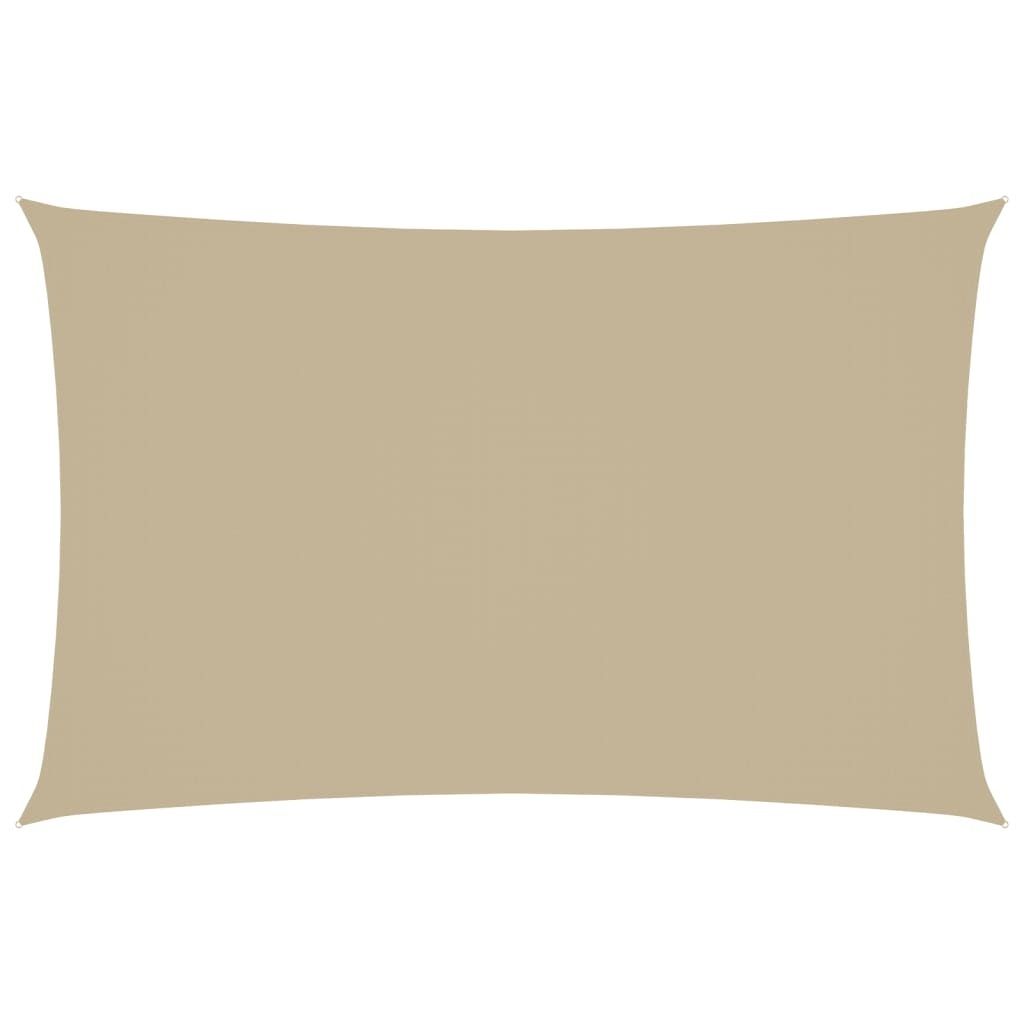 vidaXL Voile d'ombrage Oxford Rectangulaire 2x5 m Beige Image du produit 