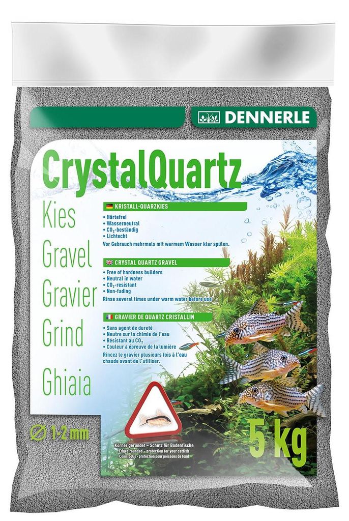 Dennerle Kristal Grind Leigrijs 1-2MM 5KG Productafbeelding 