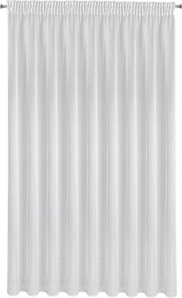 Eurofirany 389805, Sheer, Bílá, Vzorovaný, Polyester, Hák Obrázek produktu 