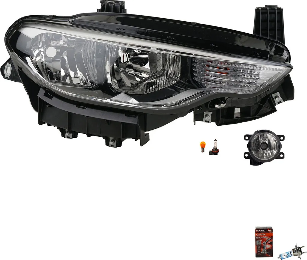 Upgrade Performance Fiat Tipo 356: Fari Johns + Osram Laser H7