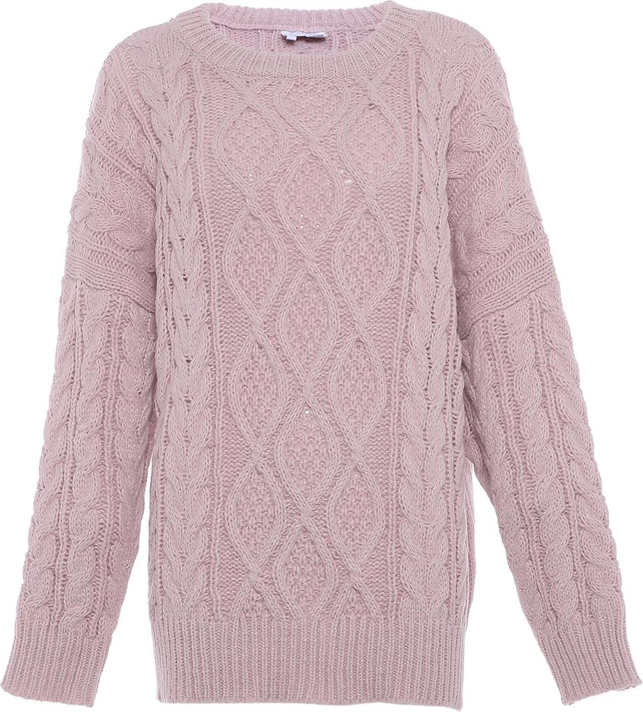blonda damen pullover - dunklerosa, XL/XXL