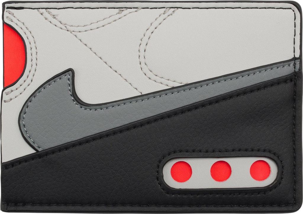 Nike - "Air Max 90" Brieftasche für Karten Ikone CS2521 (Einheitsgröße) (Grau)