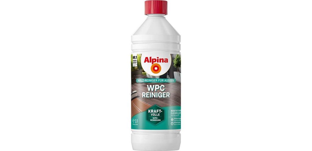 Alpina WPC-Reiniger 1 Liter Reinigungsmittel für den Außenbereich