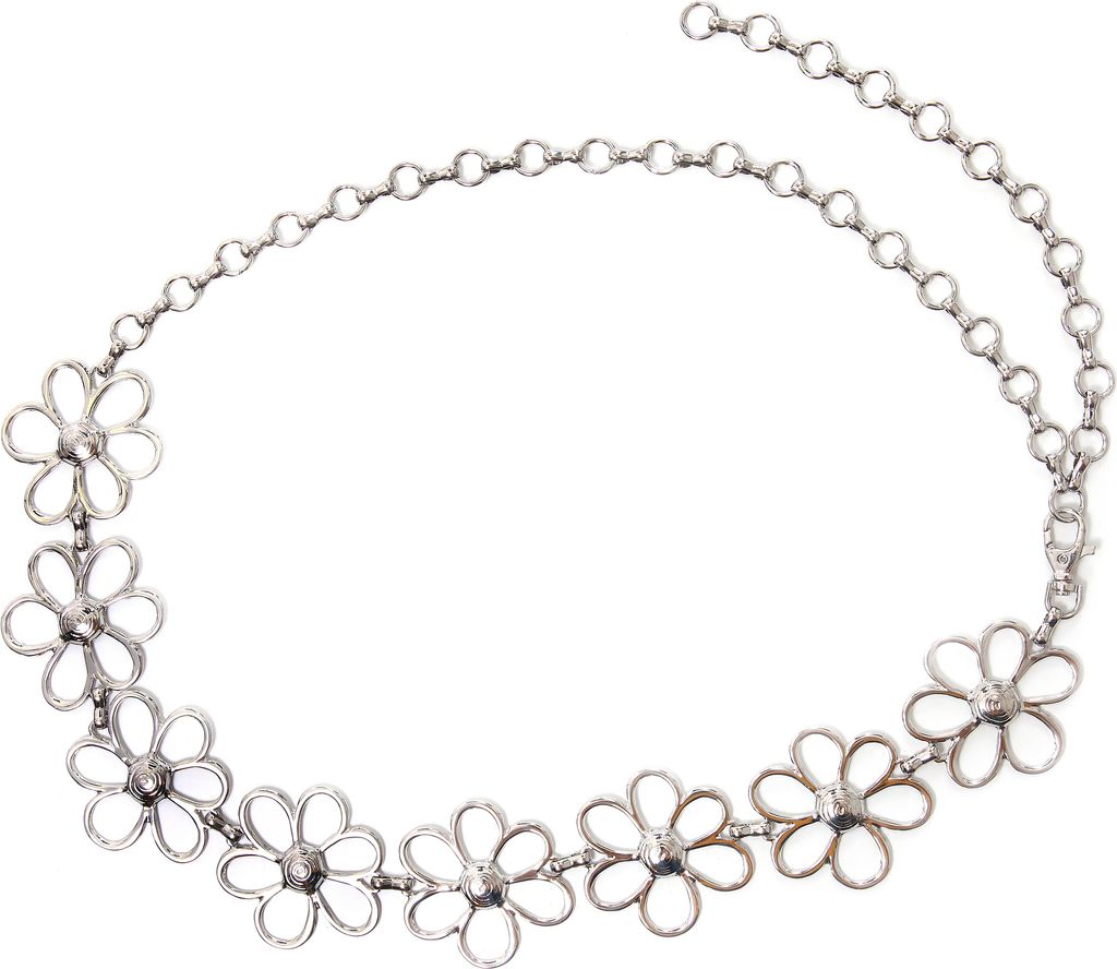 Kettengürtel Flower mit großen Blüten von collezione alessandro