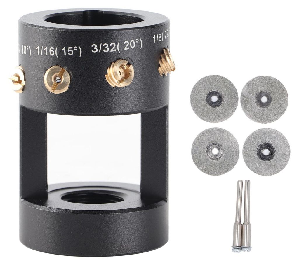 Wolfram -Elektrodenschärfer mehrere Winkel Tig -Schweißscheide Drehwerkzeug mit Verbindungsstäben