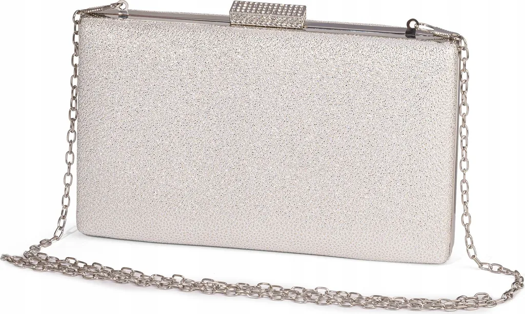 Pochette Scatola Elegante da Cerimonia: Borsa da Sera Formale con Catena