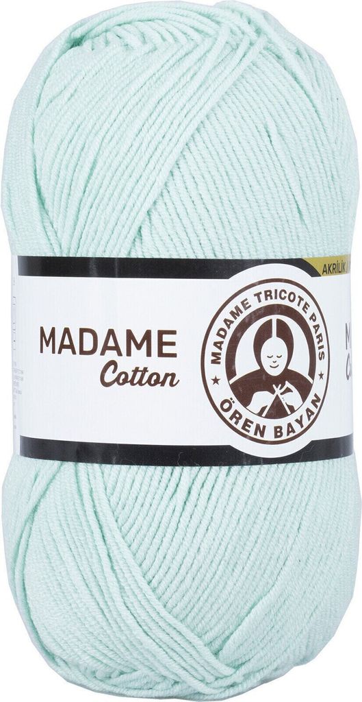 Madame Tricote Paris Madame Baumwolle 017 Pastel Green Produktbild 