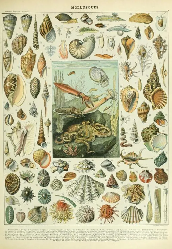 Puzzle Mollusques 1000 pièces Grafika - Impression haute définition