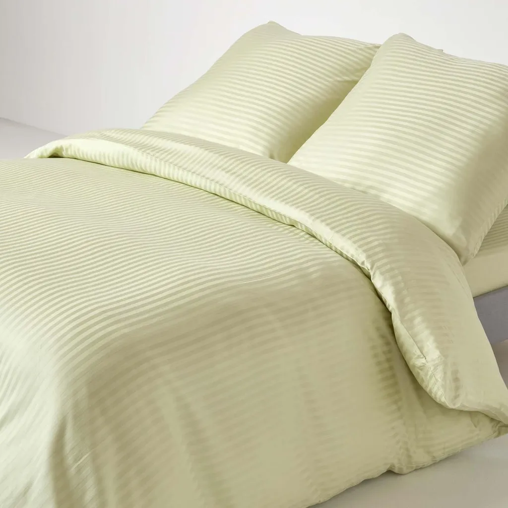 Biancheria Homescapes 330 Fili Cotone Egiziano 150x200 | Verde Lime