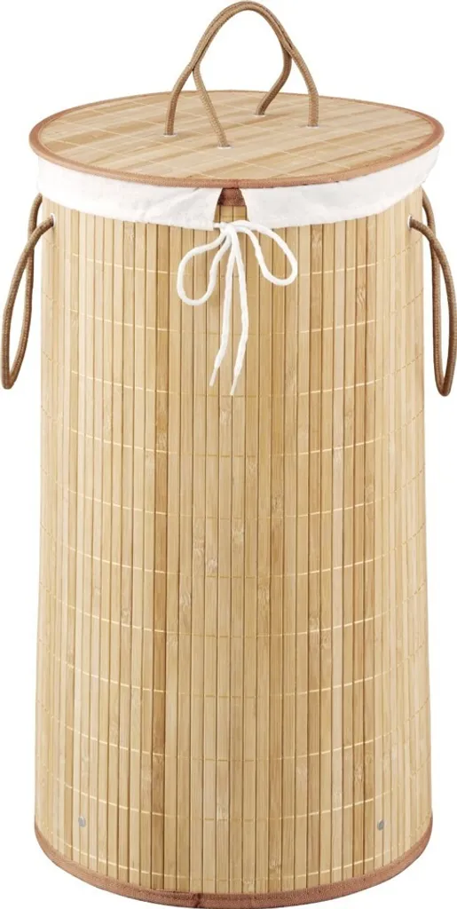 ZELLER 13410 Contenitore Luxury in Bambù per Biancheria - 57L