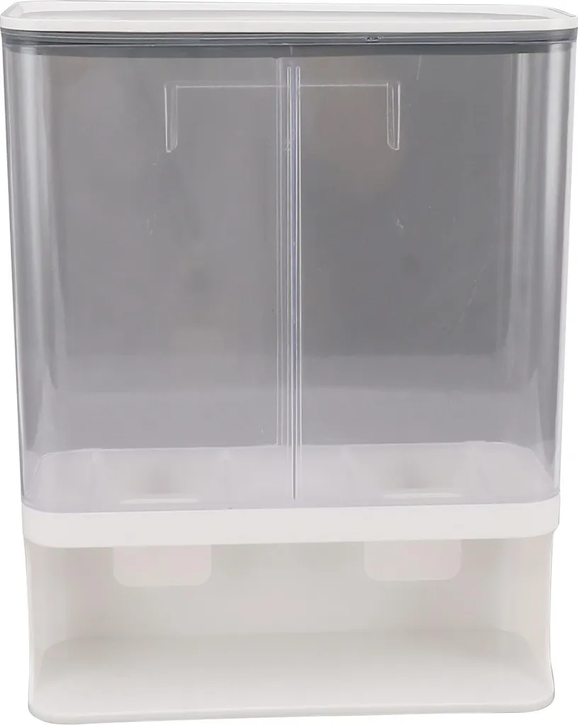 Distributeur de riz mural 3L type presse - Boîte à grains étanche - 2