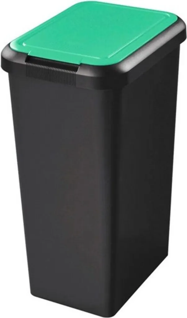 Poubelle 45L ouverture facile Touch & Lift CEP coloris Vert Pro