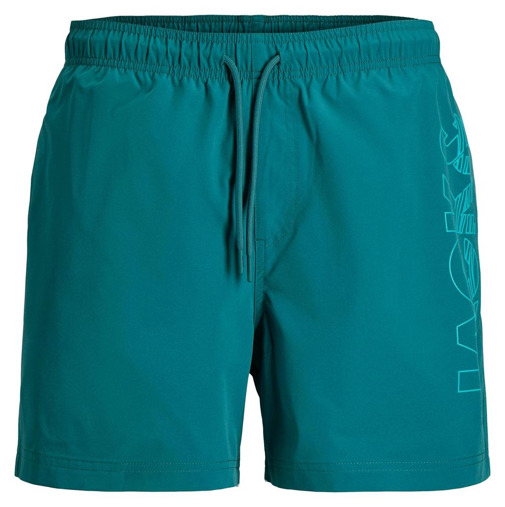 JACK & JONES Herren Badeshorts Maui Wave Logo Swim Shorts