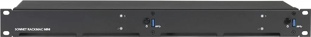 Kit de montage RackMac mini Sonnet 1U noir avec refroidissement actif
