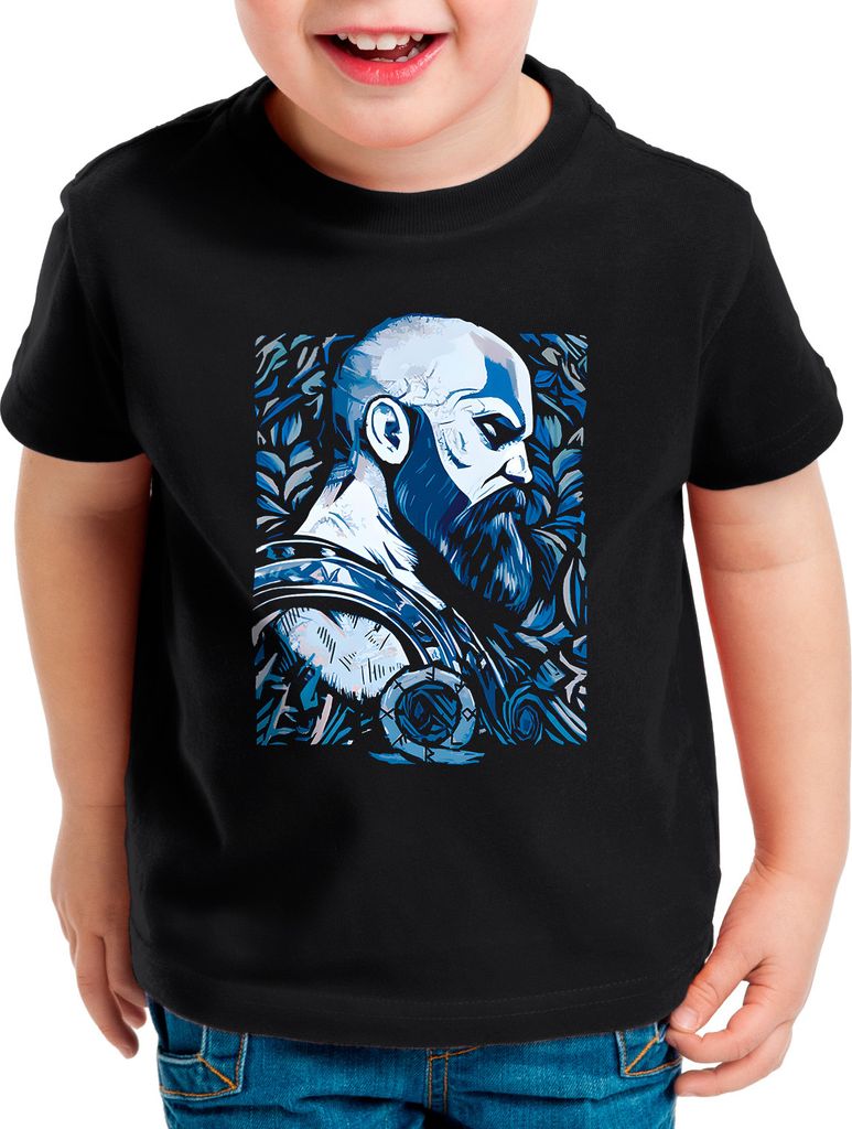 style3 Nothern God Kinder T-Shirt action adventure kratos sparta