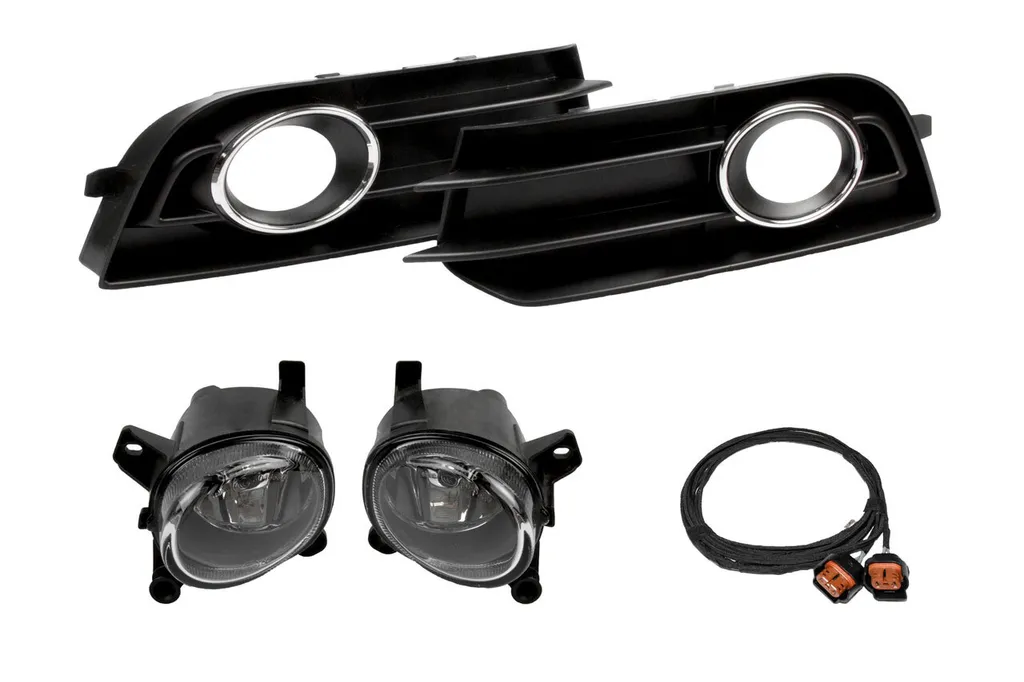 Phares antibrouillard Kufatec Audi A1 8X avec câblage Plug and Play inclus