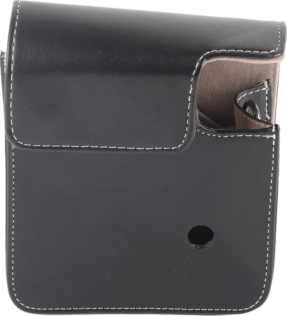 Sacoche pour mini appareil photo Instax Mini 40 - Protection Cuir Noir