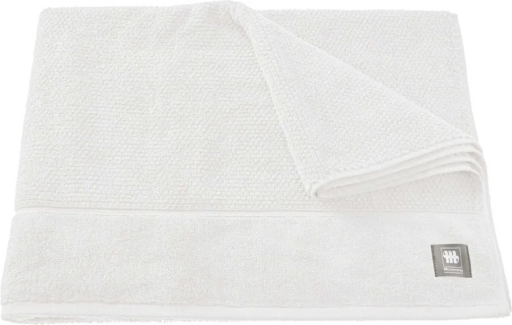 Musterring SOLID Duschtuch 100x150 Cotone Offwhite - Resistente al Lavaggio