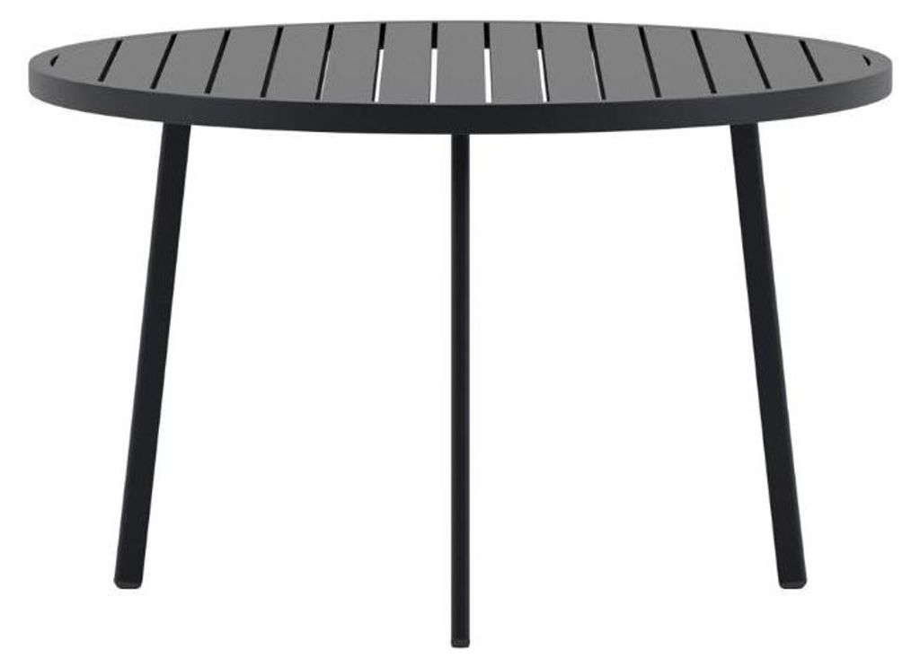 Giardini Gartentisch Ø120cm schwarz.