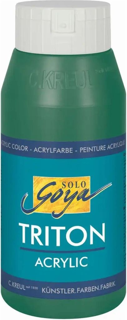 KREUL SOLO GOYA Triton Acrylic, 750 ml, Zelená, Fľaša Obrázok produktu 