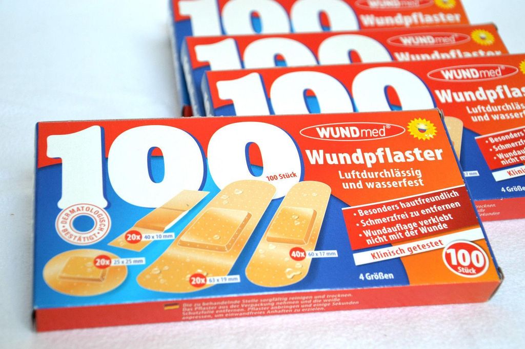Pflaster Wundpflaster Großpackung 1000 Stück – Optimaler Schutz für kleine Wunden, wasserfest & hautfreundlich