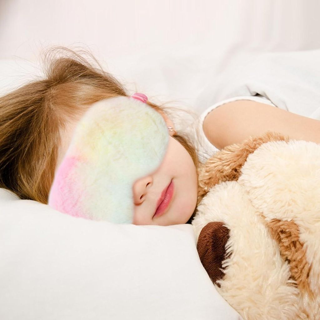 Schlafmaske - Blockiert Licht - Niedliches Design - 5 Stück - Plüsch