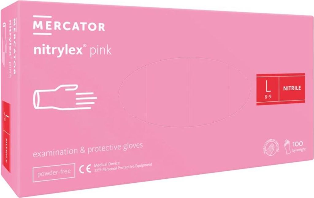 Mercator NITRYLEX medizinische Einweghandschuhe aus Nitril Produktbild 