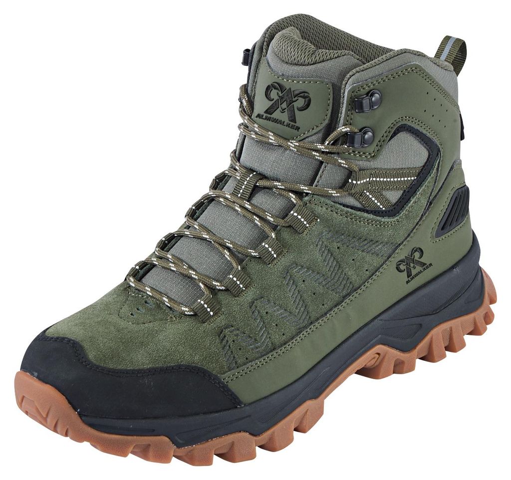 Almwalker Outdoorboots Hugin Herren (Oliv) Größe 46 Produktbild 