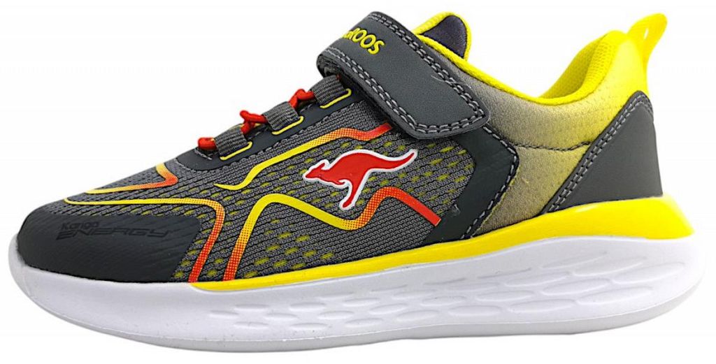 KangaRoos Sportschuhe Kinder Laufschuhe Trainingsschuh Grau Sport, Schuhgröße:32 EU