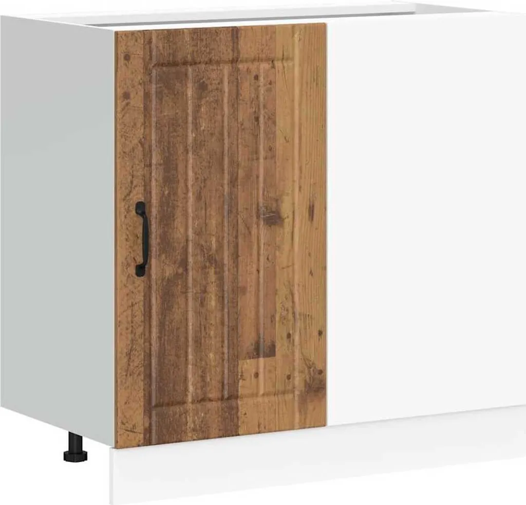 Mobile Base Cucina 60cm vidaXL Lucca Effetto Legno Vecchio Moderno