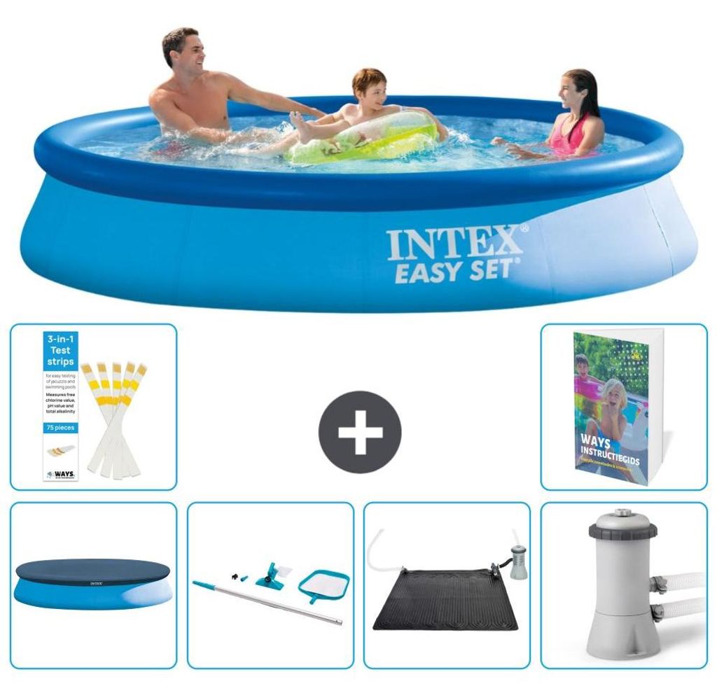 Easy Set Pool Rund - 366x76 cm - 7-teilig S67
