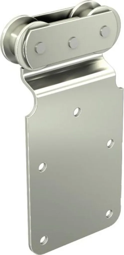 Ferrure de porte de garage coulissante 150kg MANTION 2 galets acier