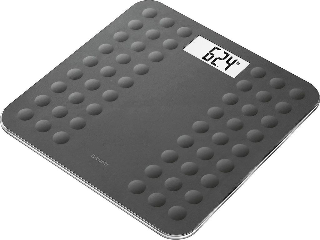 BEURER Pèse-personne b.180kg 100gPartie verre Affichage LCD Image du produit 
