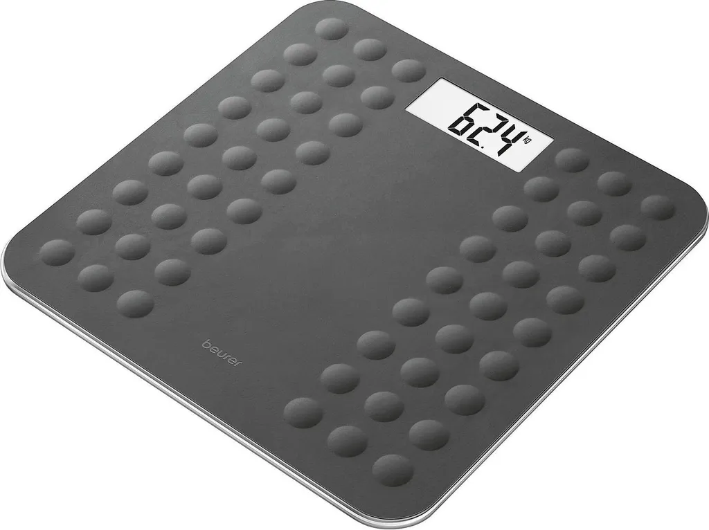 Beurer GS 300 Bilancia Design Nero Silicone: Eleganza per il Bagno