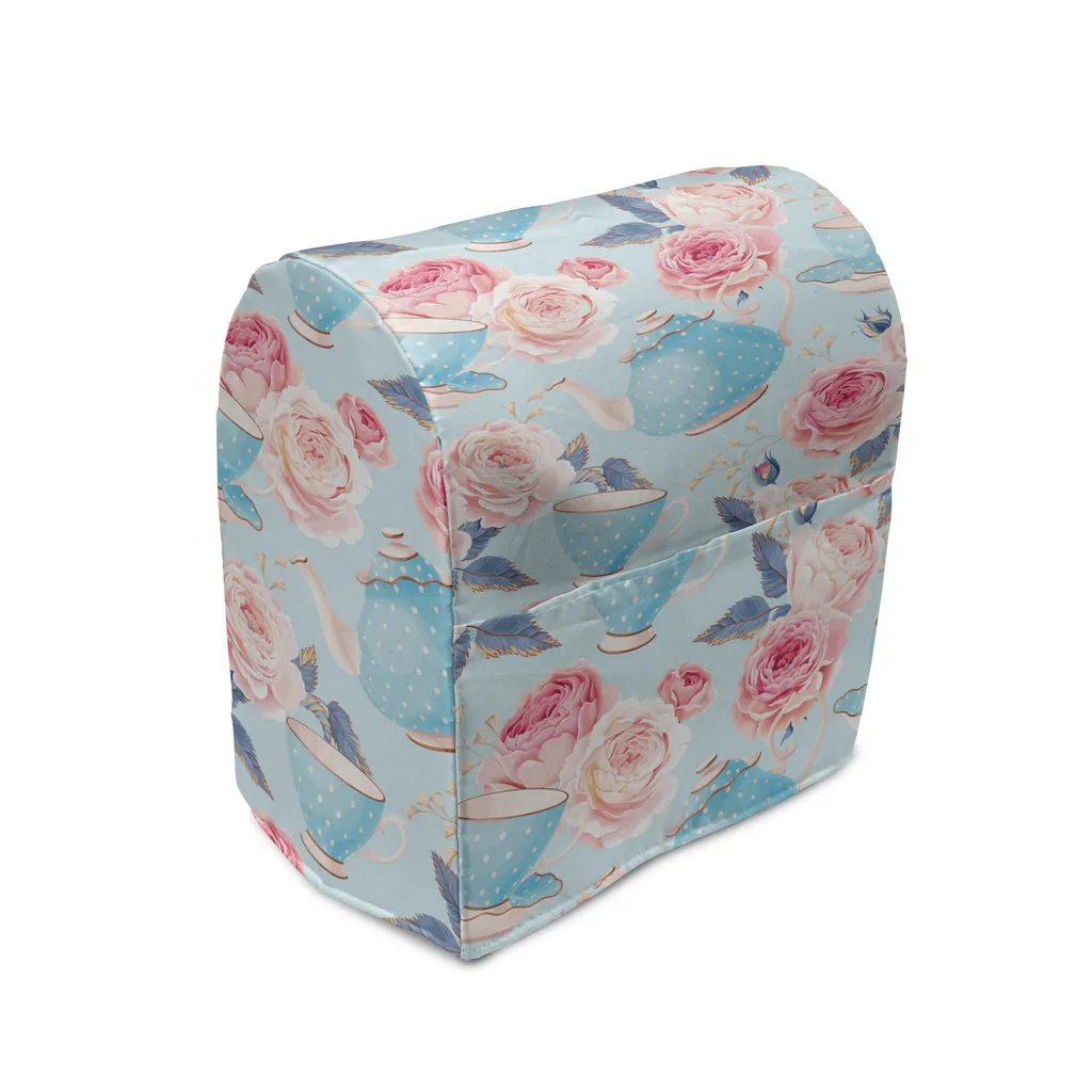 Protection Mixeur Anti-poussière Design Floral pour Cuisine Vintage