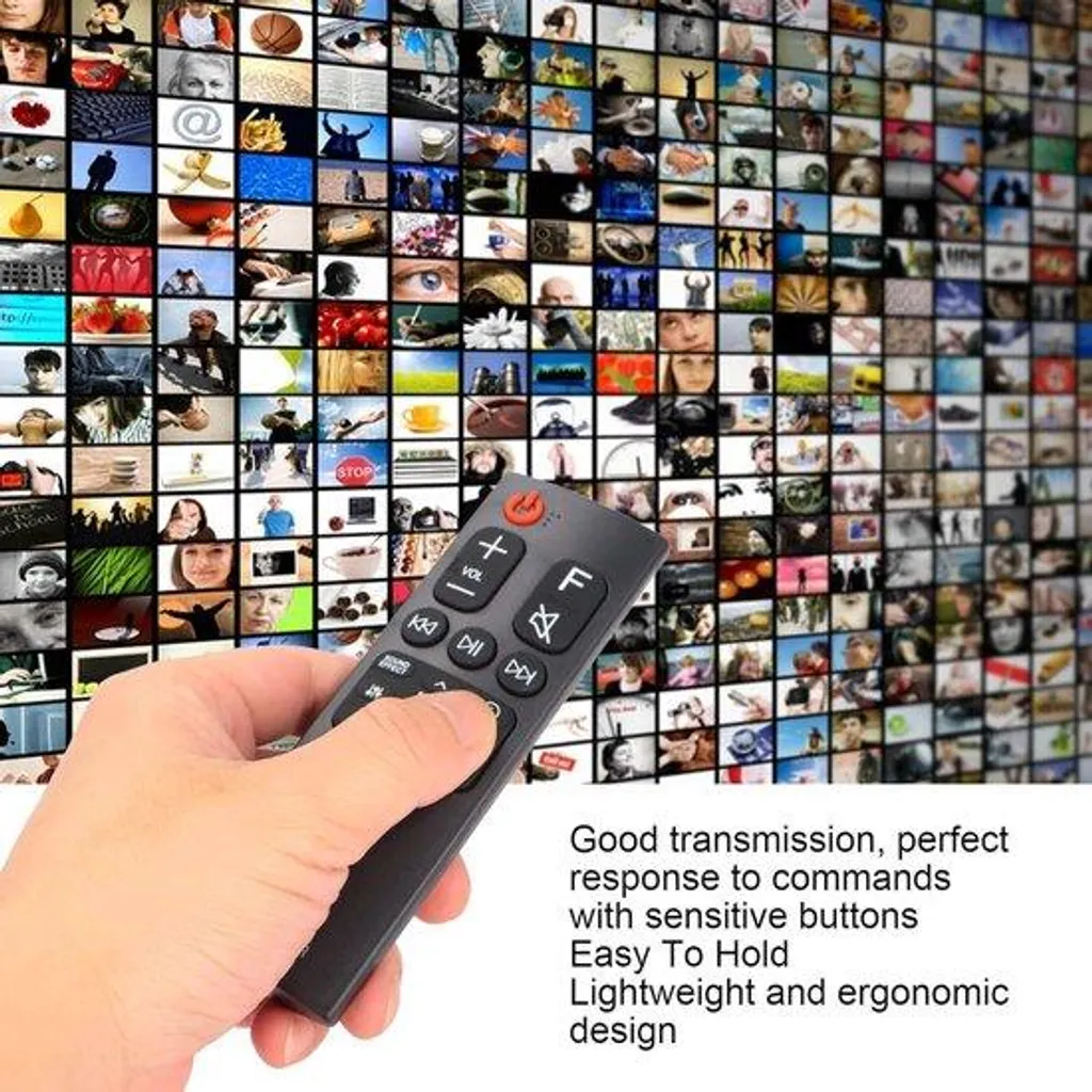 Télécommande de Remplacement Barre de Son AKB75595331 Légère et Robuste