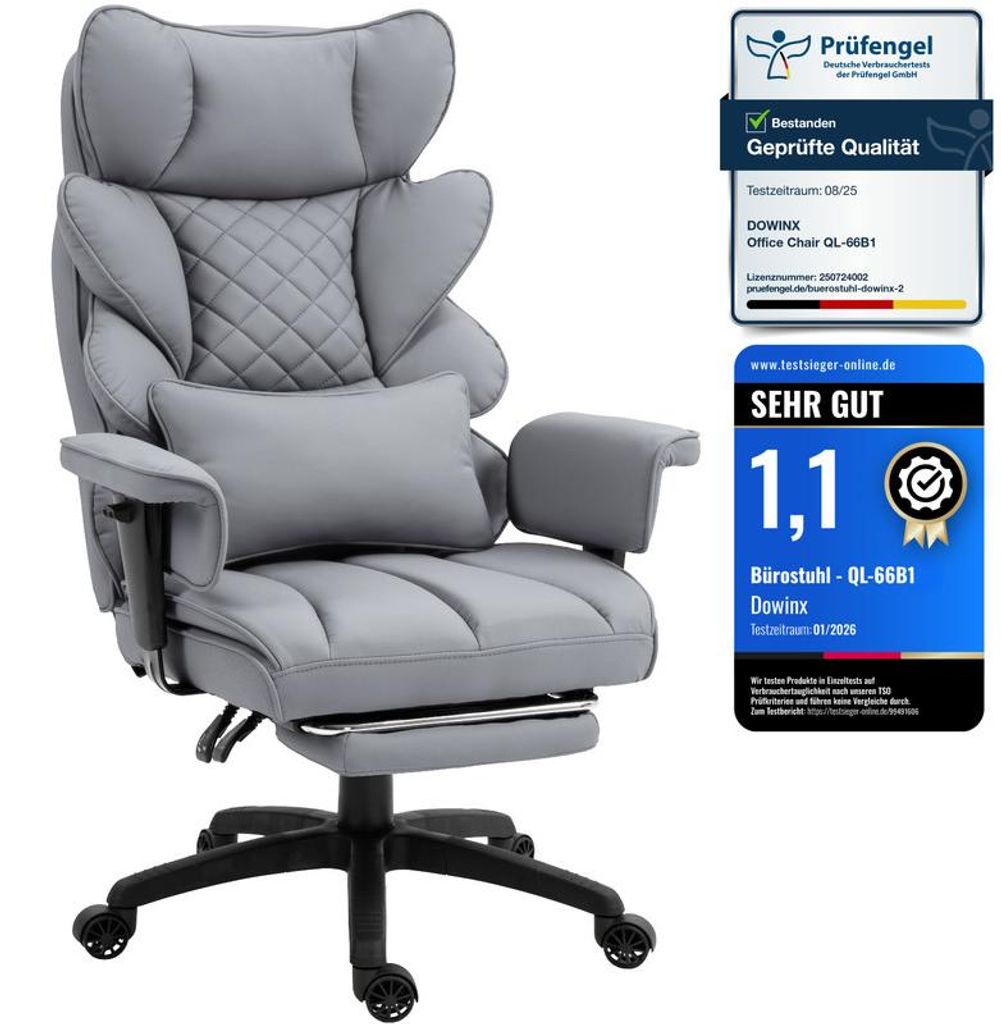 Ergonomická kancelárska stolička určená na hranie, vybavená Obrázok produktu 