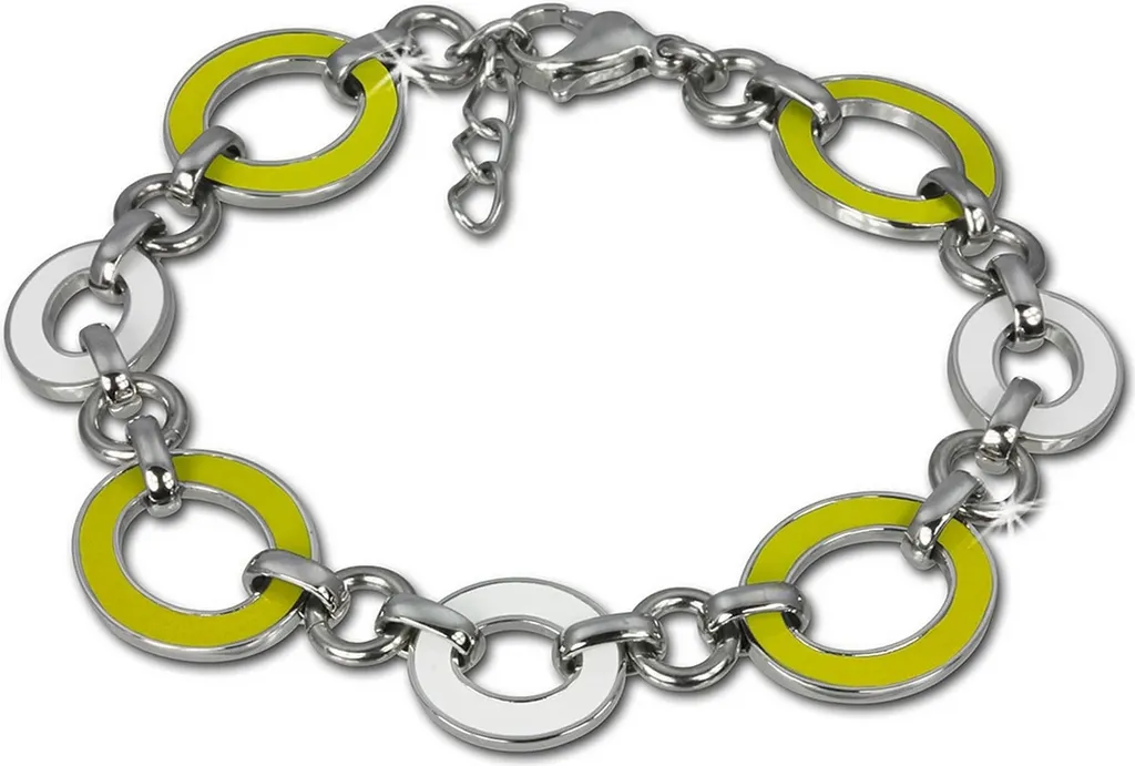 Amello Gioielli Donna Bracciale Acciaio Bicolore Ovale ESAG01Y - Chic