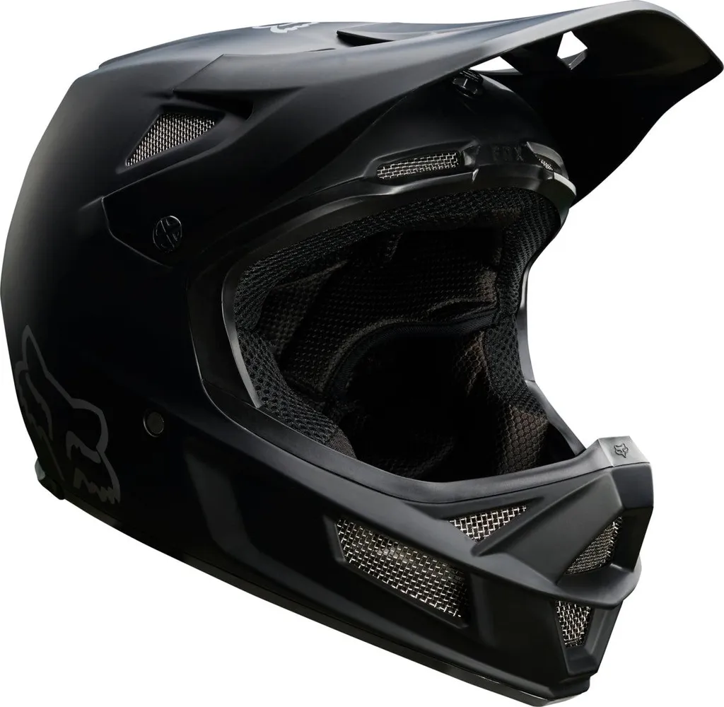 Fox Rampage Comp Casque Intégral Léger en Fibre de Verre Noir Mat L