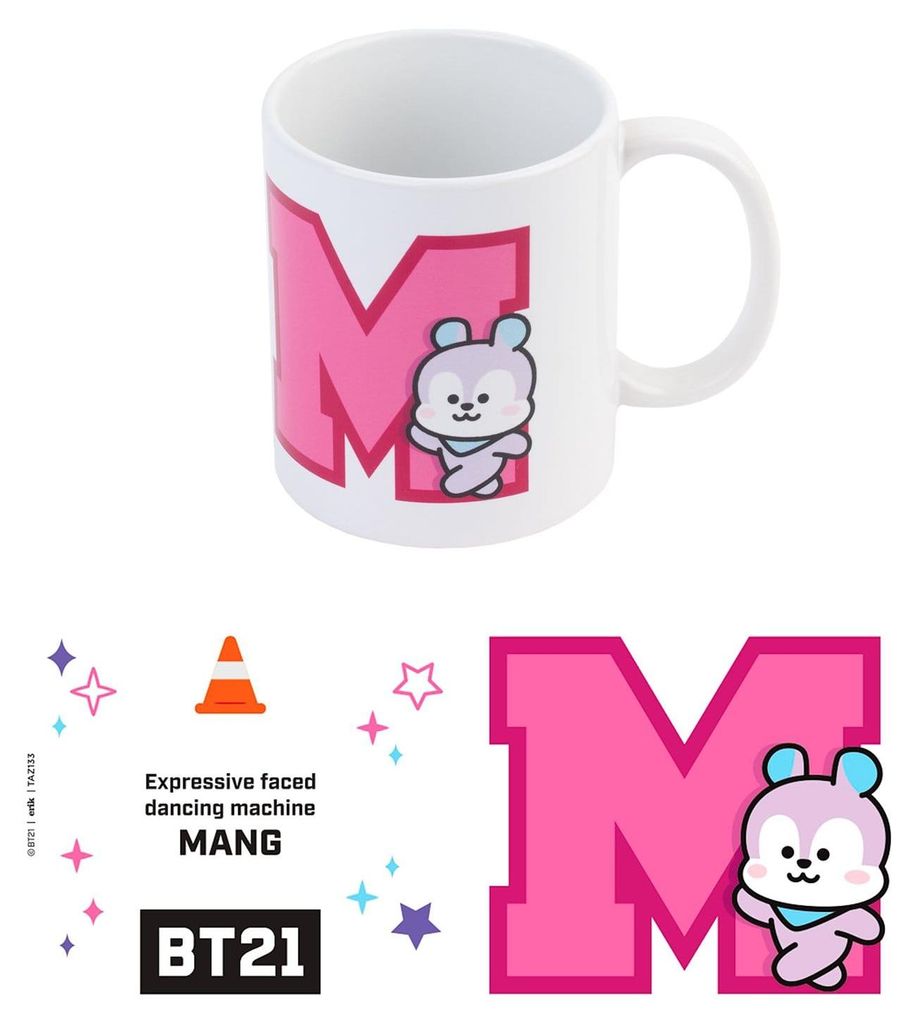 Erik - Oficjalny kubek BT21 New Mang 330ml, kolorowy, Zdjęcie produktu 