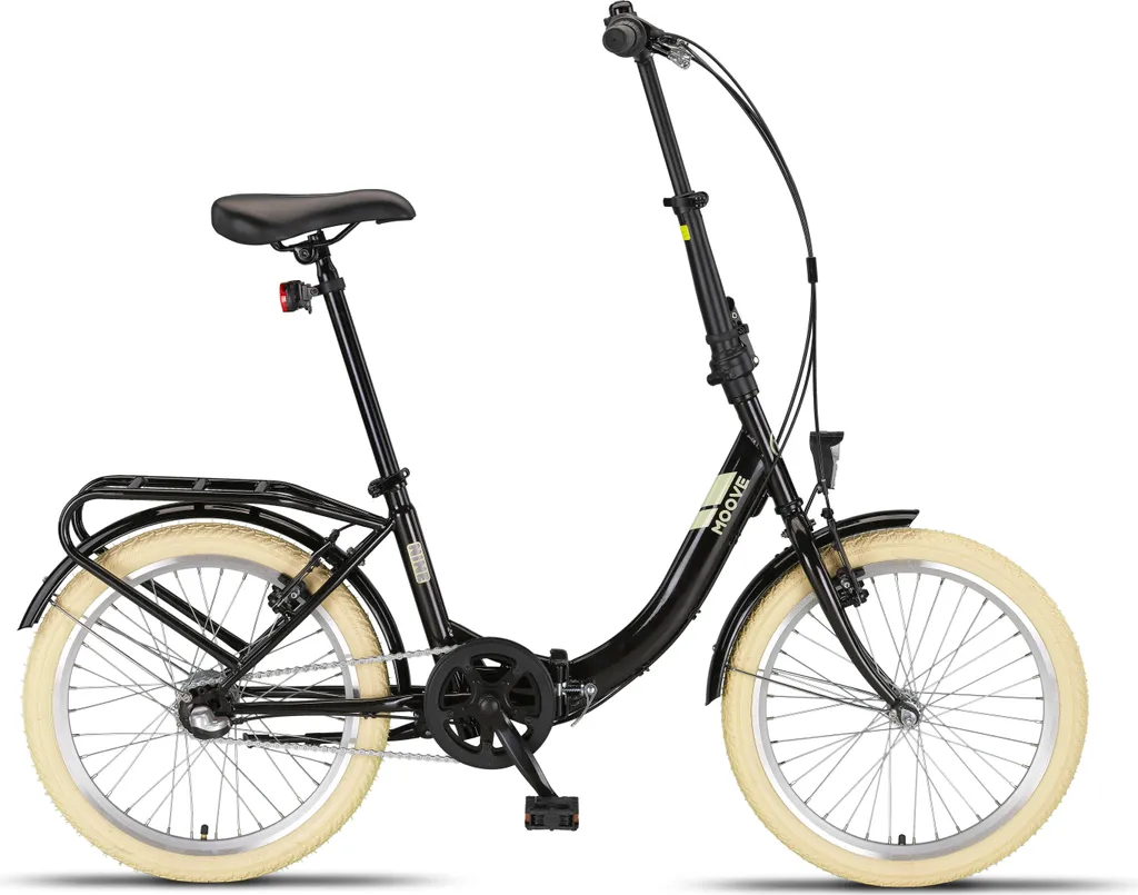 Vélo Pliant Confortable PACTO NINE Noir avec Jantes Alu et Shimano