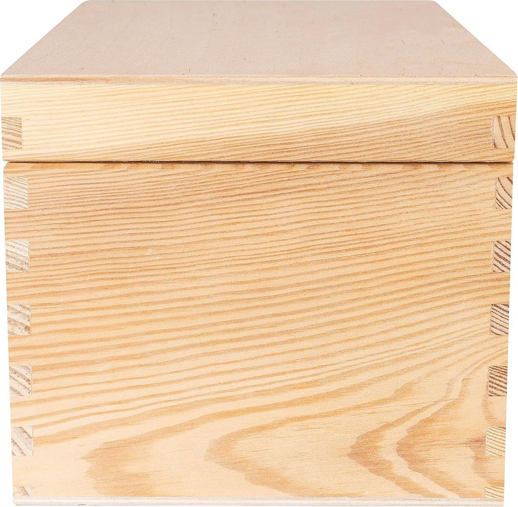 Creative Deco CD Dvd Carte Lettera Scatola Legno | Immagine del prodotto 