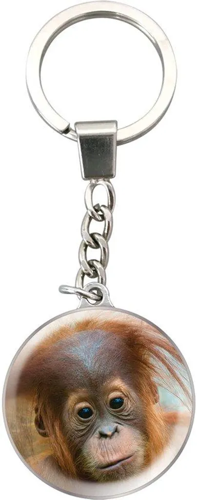 Porte-clés Orang-outan multicolores pour enfants et adultes - Set XL
